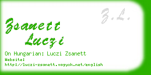 zsanett luczi business card